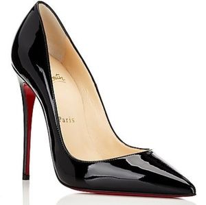 Christian Louboutin So Kate Black Patent 38.5
